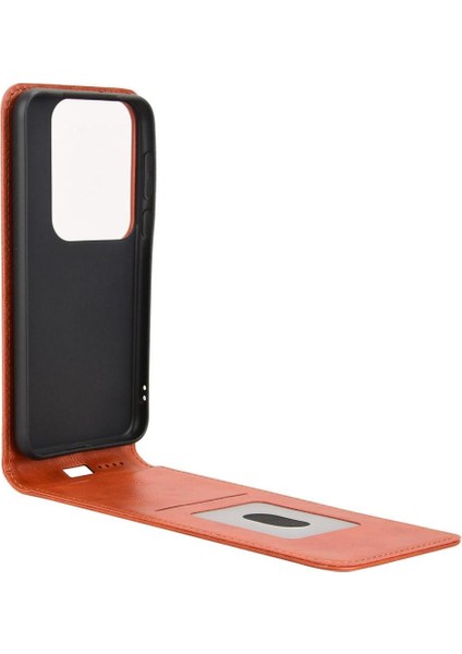 Pura 70 Pro Lüks Dikey Yukarı ve Aşağı Döndürülebilir Kart Yuvası Deri Telefon Kılıfı Koruma Kabuğu (Yurt Dışından) fırsatları