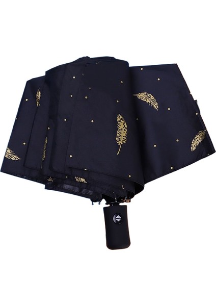 Tam Otomatik Öğrenci Şemsiyesi Çocuk Güneş Kremi Uv Vinil Şemsiye (Yurt Dışından)