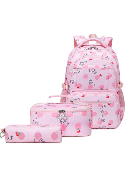 Ortaokul ve Lise Öğrencilerinin Okul Çantaları Için Su Geçirmez Geniş Kapasiteli Üç Parçalı Çanta (Yurt Dışından)