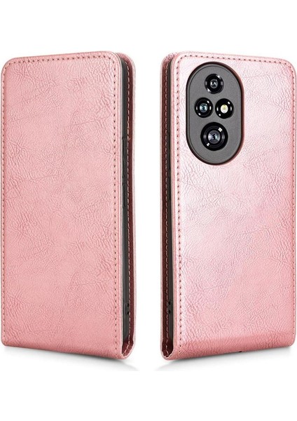 200 Pro Lüks Dikey Yukarı ve Aşağı Döndürülebilir Kart Yuvası Deri Telefon Kılıfı Koruma Kabuğu (Yurt Dışından)