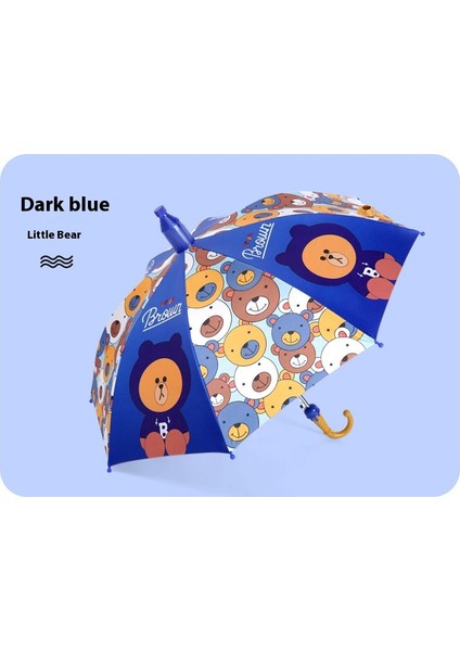 Çocuk Şemsiyesi Karikatür Yağmur ve Güneşli Çift Kullanımlı Ilkokul Öğrencileri Okula Özel Otomatik Güneşlik Güneş Şemsiyesi (Yurt Dışından)