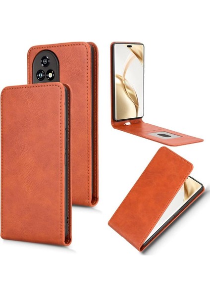200 Pro Lüks Dikey Yukarı ve Aşağı Döndürülebilir Kart Yuvası Deri Telefon Kılıfı Koruma Kabuğu (Yurt Dışından)