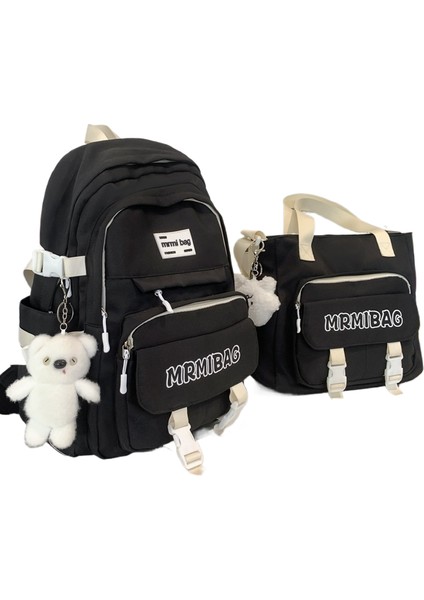 Ortaokul Üçüncü Sınıftan Altıncı Sınıfa Kadar Öğrenciler Mori Small Fresh Iki Set Omuz Çantası (Yurt Dışından)