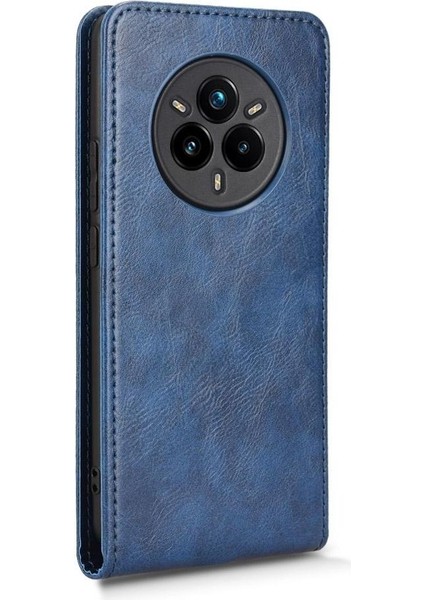 Realme 14 Pro Plus Lüks Dikey Yukarı ve Aşağı Döndürülebilir Kart Yuvası Deri Telefon Kılıfı Koruma Kabuğu (Yurt Dışından) indirimleri