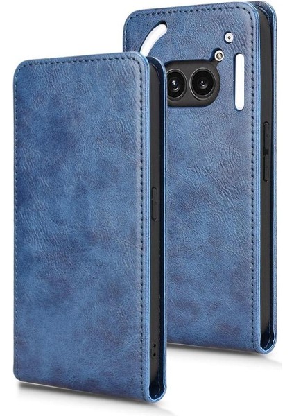 Nothing Phone 2A Lüks Dikey Yukarı ve Aşağı Döndürülebilir Kart Yuvası Deri Telefon Kılıfı Koruma Kabuğu (Yurt Dışından) fiyatları