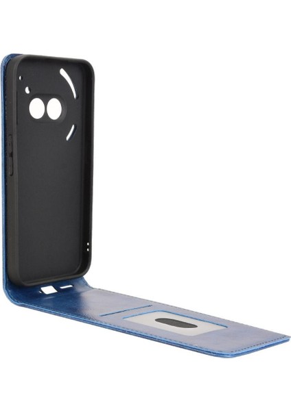Nothing Phone 2A Lüks Dikey Yukarı ve Aşağı Döndürülebilir Kart Yuvası Deri Telefon Kılıfı Koruma Kabuğu (Yurt Dışından) fırsatları
