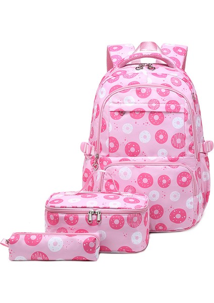 Üç Parçalı Seyahat Çantası Kız Küçük Ortaokul ve Lise Öğrencileri Okul Çantası (Yurt Dışından)