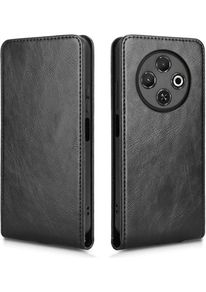 Spark 30C Lüks Dikey Yukarı ve Aşağı Döndürülebilir Kart Yuvası Deri Telefon Kılıfı Koruma Kabuğu (Yurt Dışından)