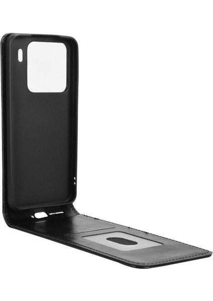 15 Lüks Dikey Yukarı ve Aşağı Döndürülebilir Kart Yuvası Deri Telefon Kılıfı Koruma Kabuğu (Yurt Dışından)