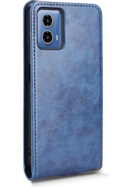 Moto G34 Lüks Dikey Yukarı ve Aşağı Döndürülebilir Kart Yuvası Deri Telefon Kılıfı Koruma Kabuğu (Yurt Dışından) fırsatları