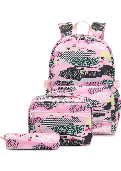 Üç Set Anne ve Oğul Çantası Büyük Kapasiteli Omuz Çantası Ortaokul ve Lise Öğrencileri Okul Çantası (Yurt Dışından)