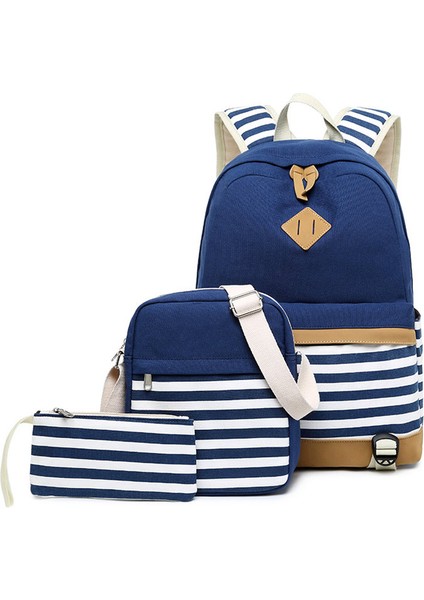 Günlük Omuz Çantası Üç Set Ortaokul ve Lise Öğrencileri Okul Çantası (Yurt Dışından)