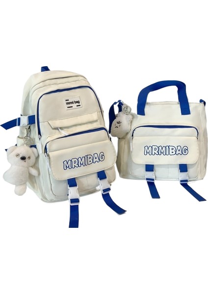 Ortaokul Üçüncü Sınıftan Altıncı Sınıfa Kadar Öğrenciler Mori Small Fresh Iki Set Omuz Çantası (Yurt Dışından)