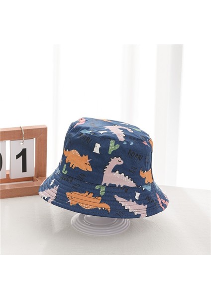 Çocuk Şapkası Gölge Grafiti Büyük Ağızlı Erkek ve Kız Balıkçı Şapkası Güneş Şapkası (Yurt Dışından)