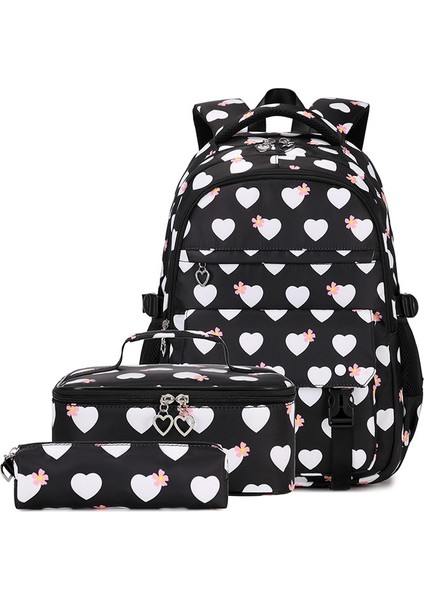 Üç Set Ilk ve Ortaokul Öğrencisi Okul Çantası Büyük Kapasiteli Kampüs Omuz Çantası (Yurt Dışından)