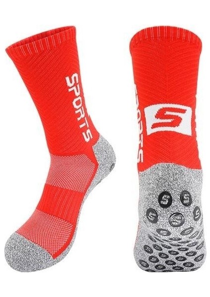 Fıy Spor Çorap Kaymaz Antrenman Çorapları Orta Tüp Basketbol Futbol Çorapları Fitness Run Rahat Çorap (Yurt Dışından)