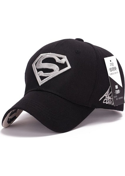 Superman Erkek Boy Beyzbol Şapkası Snapback Spor Kamyon Şoförü Ayarlanabilir Güneş Şapkası (Yurt Dışından)