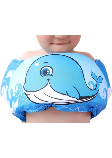 Çocuk Yüzdürme Elbisesi Su Kollu Kol Çemberi Acemi Eğitim Mayosu (Yurt Dışından)