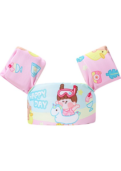 Karikatür Küçük Çocuk Yüzme Kol Daire Şamandıra Halka Yüzme Halka Can Yeleği Su Kol Yüzdürme Yüzme Ekipmanları (Yurt Dışından)