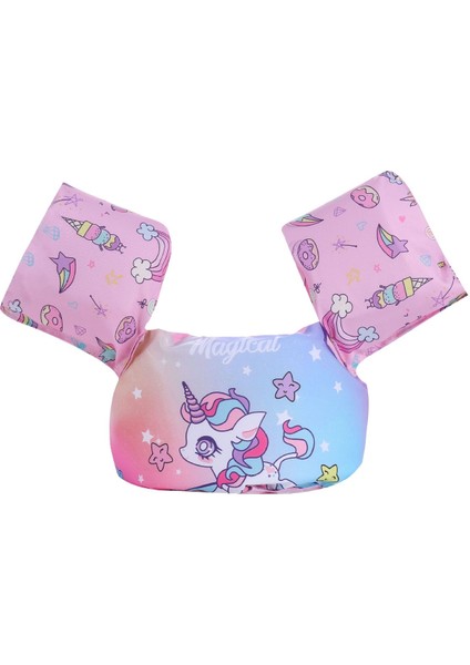 Çocuk Yüzdürme Elbisesi Su Kollu Kol Çemberi Acemi Eğitim Mayosu (Yurt Dışından)