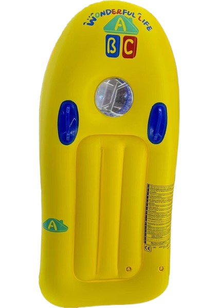 Yüzdürme Tahtası Şişme Sörf Tahtası Çocuk Yüzen Su Oyun Oyuncakları Su Üzerinde Binmek Yüzen Yatak Yüzmeyi Öğrenmek Daire Eğitimi Su Tahtasına Çarptı (Yurt Dışından)