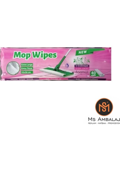 Mandallı Mop ve Temizlik Mendili Seti, Pratik Temizlik Çözümü