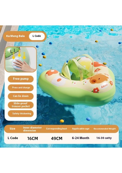 Plankton Şişme Bebek Yazlık Bebek ve Yürümeye Başlayan Çocuk Yüzme Çemberi (Yurt Dışından)