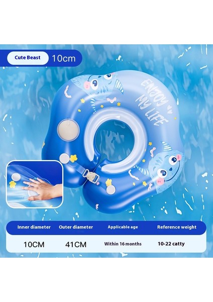 Çocuklar Basın Tipi Ikinci Şişme Yüzme Halkası Kalınlaştırılmış Bebek Yaka Bebek Yüzme Yaka (Yurt Dışından)