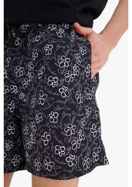 Desenli File Astarlı Kısa Boy Deniz Şortu E0951AX25HS indirimleri