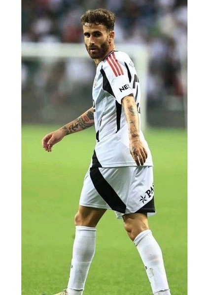 Kara Kartal 2024-25 Rafa.- Silva. 27 Alternatif Beyaz Halı Saha Yetişkin Futbol Forması