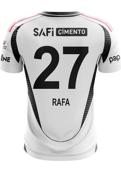 Kara Kartal 2024-25 Rafa.- Silva. 27 Alternatif Beyaz Halı Saha Yetişkin Futbol Forması fiyatları