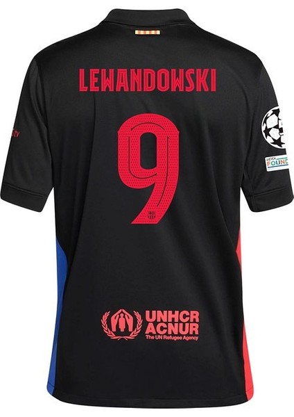 Robert Lewandowski 9 Yeni Sezonu 2024/25 B.a.r.c.e.l.o.n.a Deplasman Siyah Forması