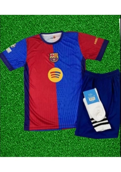 2024/25 Barcelona Iç Saha #11 Neymar Jr Çocuk Futbol Forması 4lü Set