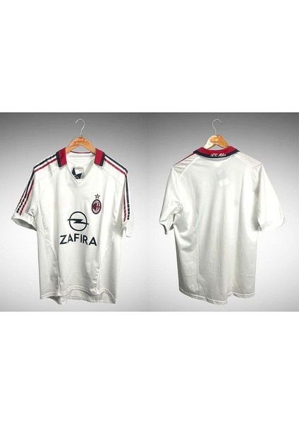 2003-04 Isimsiz Ac Milan Away Shirt Opel Isimsiz Yetişkin Forması fiyatları