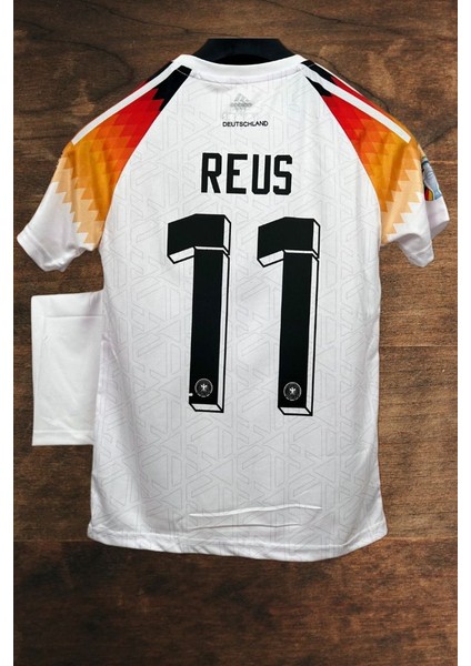 Euro 2024 Almanya Marco Reus 11 Iç Saha Beyaz Çocuk Forması Forma Şort Çorap