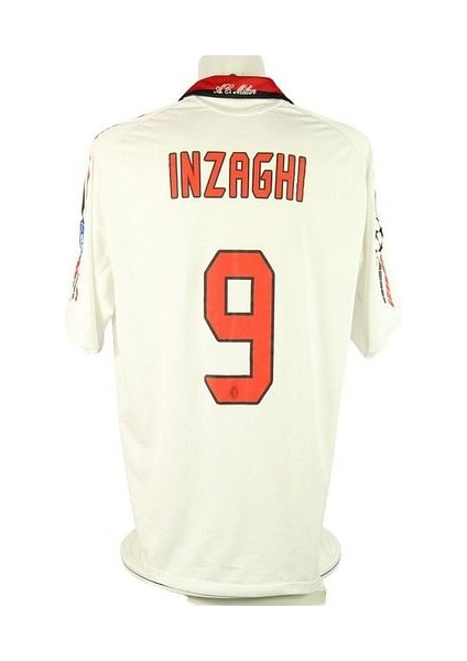 2003-04 Isimsiz Ac Milan Away Shirt Opel #9 Inzaghi Yetişkin Forması modelleri