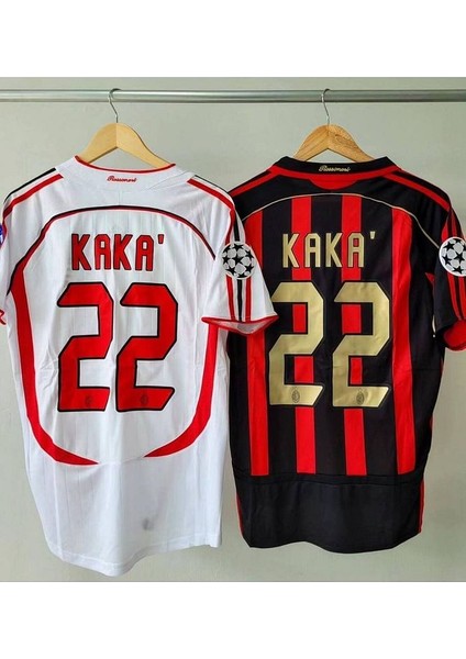 Kaka Efsane Kırmızı ve Beyaz 2007 Sezonu M.i.l.a.n. Yetişkin Forması 2'li Set
