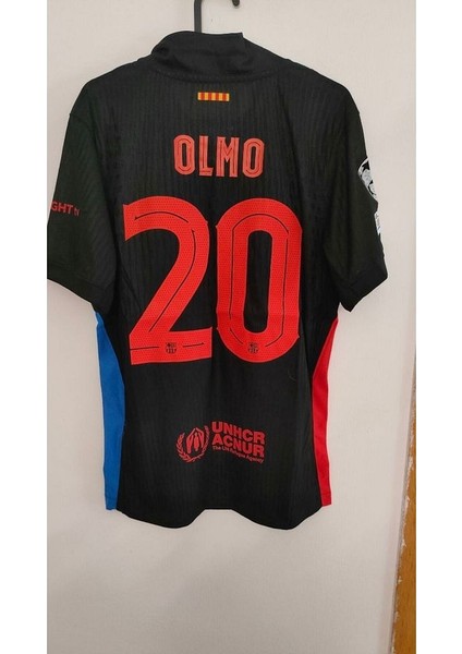 Yeni Sezonu 2024/25 B.a.r.c.e.l.o.n.a Dani Olmo 20 Deplasman Siyah Forması