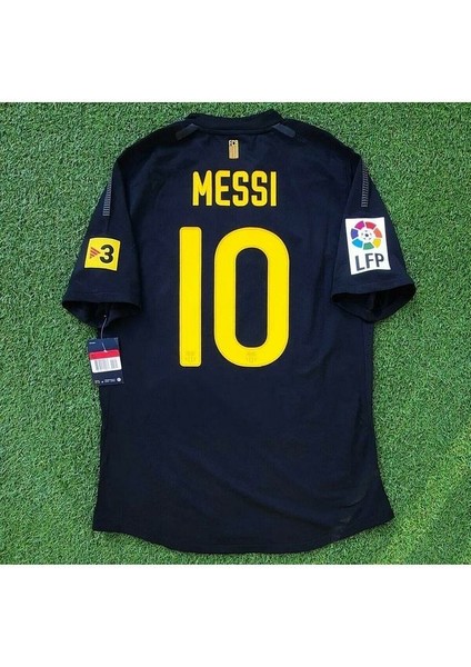 Retro Nostalji Lionel Messi 2011/12 Sezonu Deplasman Nostalji Forması (Siyah)