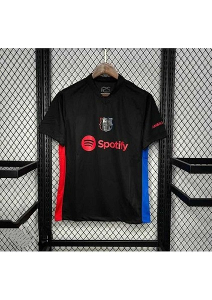 F.c B.a.r.c.e.l.o.n.a 2024/25 Yeni Sezon Raphinha Siyah Deplasman Forması (Black)