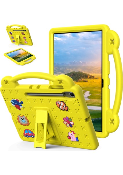 Samsung Galaxy Tab S10 Fe Plus Çocuk Eva Tablet Kılıfı Kickstand ile (Yurt Dışından)