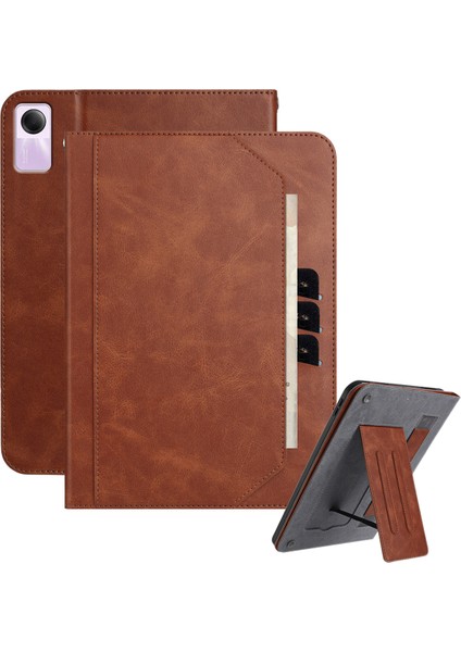 Xiaomi Redmi Pad Se Otomatik Uyanma / Uyku Pu Deri Tablet Kılıfı Cüzdan / El Askısı ile (Yurt Dışından)