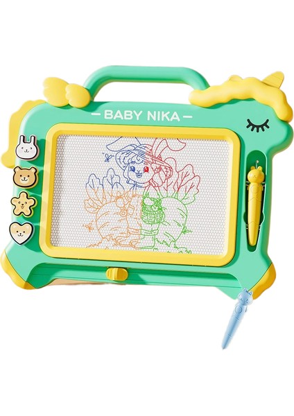 Çizim Tahtası Manyetik Çizim Tahtası Masa Renkli Yazı Tahtası Manyetik Doodle Tahtası Silinebilir Ev Kullanımı (Yurt Dışından)