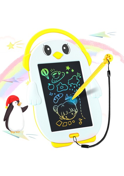 Akıllı Panda Çizim Tahtası LCD Yazı Tahtası Oyuncakları Renkli El Yazısı Silinebilir Yazı Tableti (Yurt Dışından)