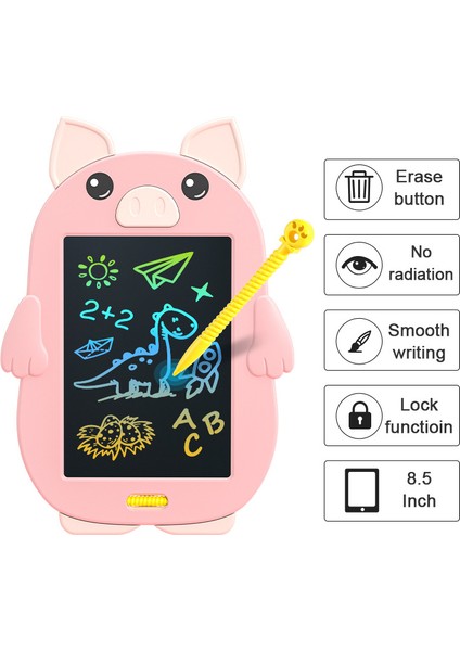 Akıllı Panda Çizim Tahtası LCD Yazı Tahtası Oyuncakları Renkli El Yazısı Silinebilir Yazı Tableti (Yurt Dışından)