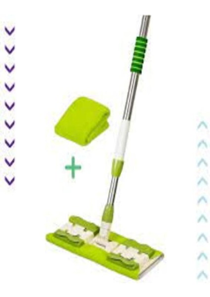 Yumuşak Mikrofiber Yedek Bezli Çok Amaçlı Yer ve Yüzey Temizleme Mopu modelleri