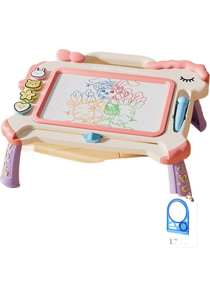 Çizim Tahtası Manyetik Çizim Tahtası Masa Renkli Yazı Tahtası Manyetik Doodle Tahtası Silinebilir Ev Kullanımı (Yurt Dışından)