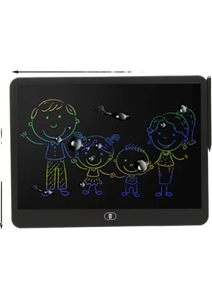 El Yazısı Tahtası LCD LCD Yazı Tahtası Çizim Tahtası Doodle Boyama Çıkarılabilir Tam Boy LCD LCD El Yazısı Tableti (Yurt Dışından)