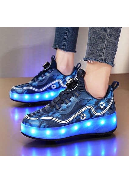 Çocuk Kız Öğrenci Paten Için Spor Ayakkabı LED Parlayan Paten (Yurt Dışından) fiyatları