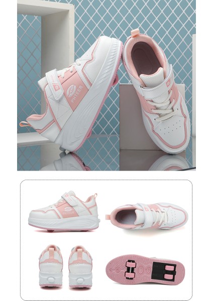 Velcro Yürüyüş Ayakkabıları Çocuk Paten Spor Paten Ayakkabıları (Yurt Dışından) fiyatları